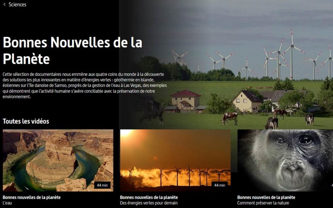 « Bonnes nouvelles de la planète » | ARTE